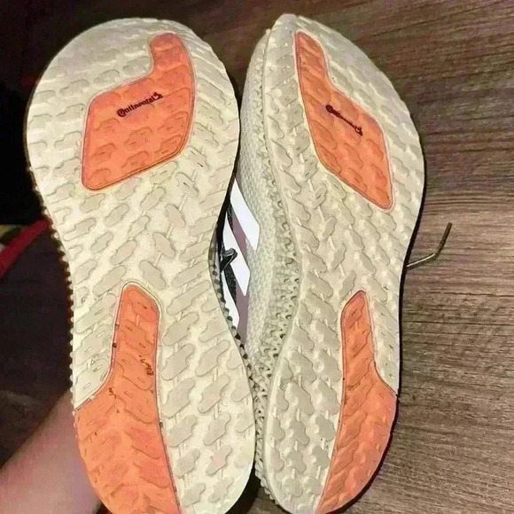 Women’s Adidas  4DFWD 2 Grey Beam Orange GX9269 womens size 7.5 - Picture 6 of 6